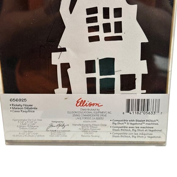 Sizzix Tim Holtz Alteration Bigz Die Rickety House 656925 Halloween Scrapbooking - Picture 6 of 11